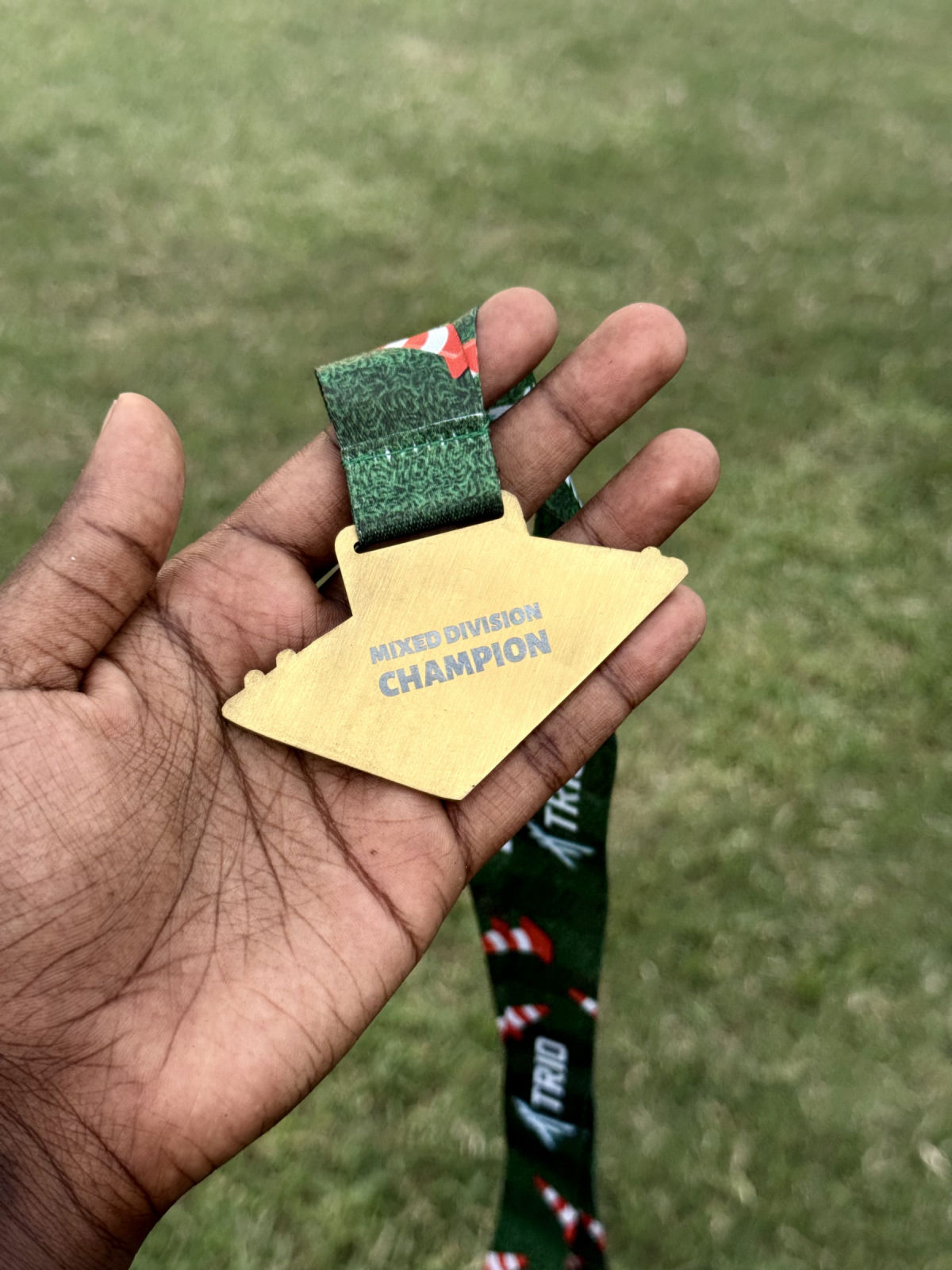 TRIO 2026 Mixed Division Champion medal